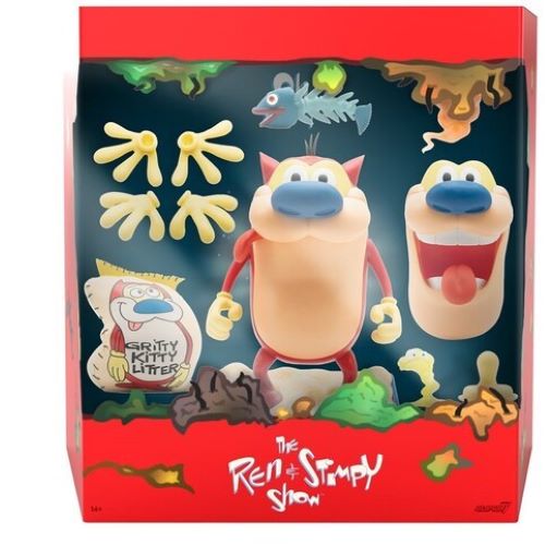 Super7 Ren & Stimpy Deluxe 6-Inch Action Figure - Select Figure(s) - Collectors World Toys