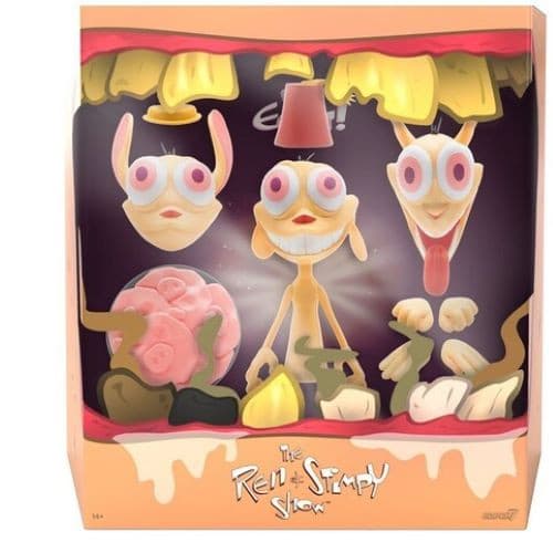 Super7 Ren & Stimpy Deluxe 6-Inch Action Figure - Select Figure(s) - Collectors World Toys