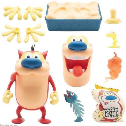 Super7 Ren & Stimpy Deluxe 6-Inch Action Figure - Select Figure(s) - Collectors World Toys