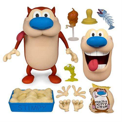 Super7 Ren & Stimpy Deluxe 6-Inch Action Figure - Select Figure(s) - Collectors World Toys