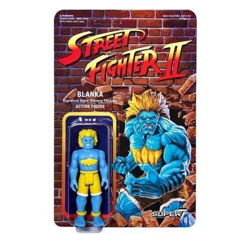 Super7 Street Fighter II ReAction Figure - Select Figure(s) Blanka (Blue)