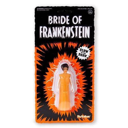 Super7 Universal Monsters 3 3/4" ReAction Figure - Select Figure(s) Bride of Frankenstein Glow in the Dark - NYCC 2019 Exclusive