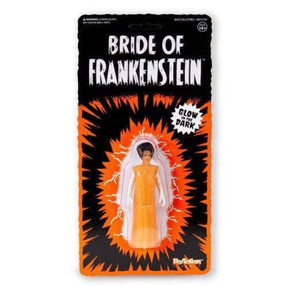 Super7 Universal Monsters 3 3/4" ReAction Figure - Select Figure(s) Bride of Frankenstein Glow in the Dark - NYCC 2019 Exclusive