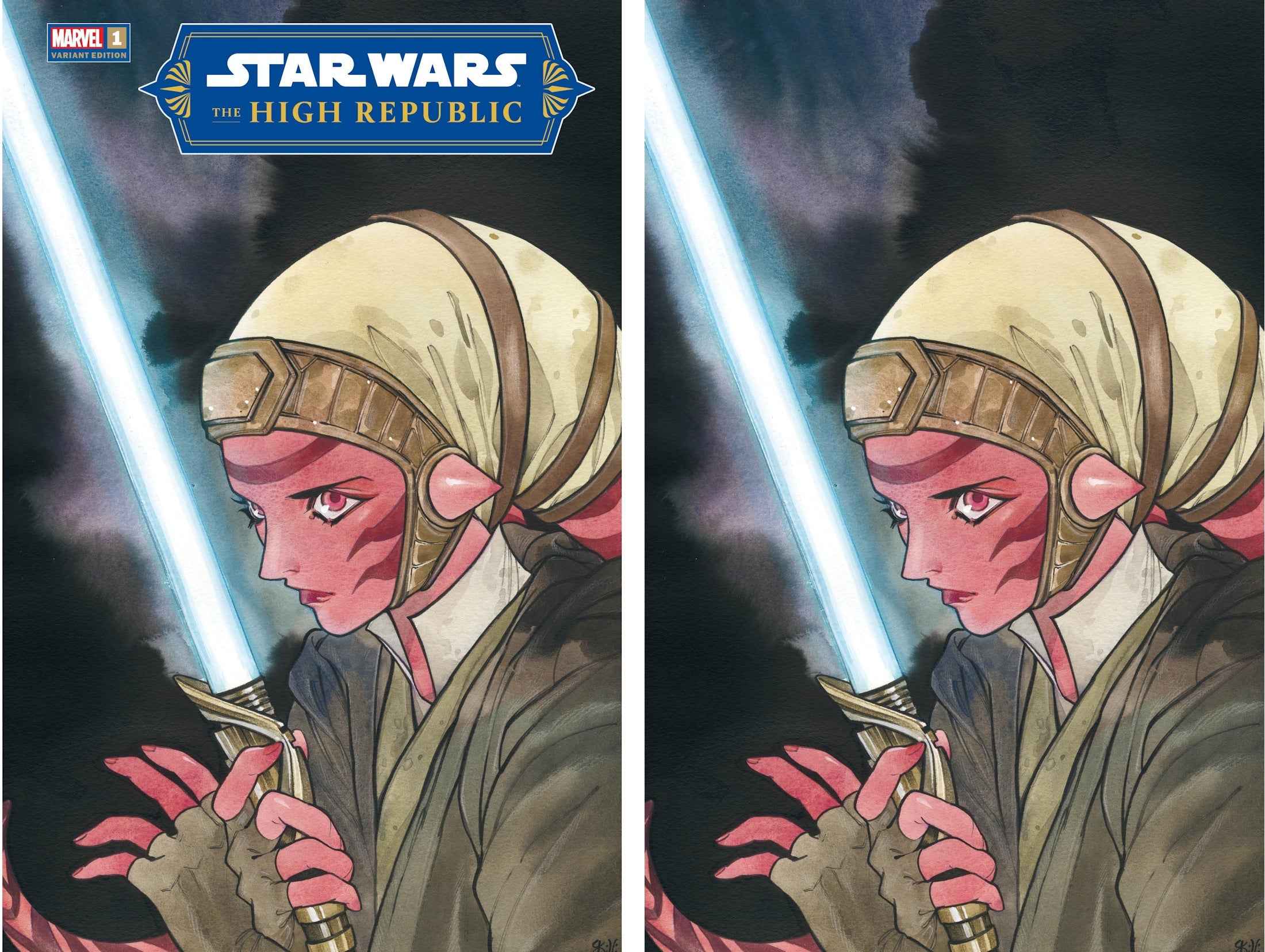 STAR WARS: THE HIGH REPUBLIC #1 (PEACH MOMOKO EXCLUSIVE TRADE/VIRGIN VARIANT SET) ~ Marvel Comics Main image