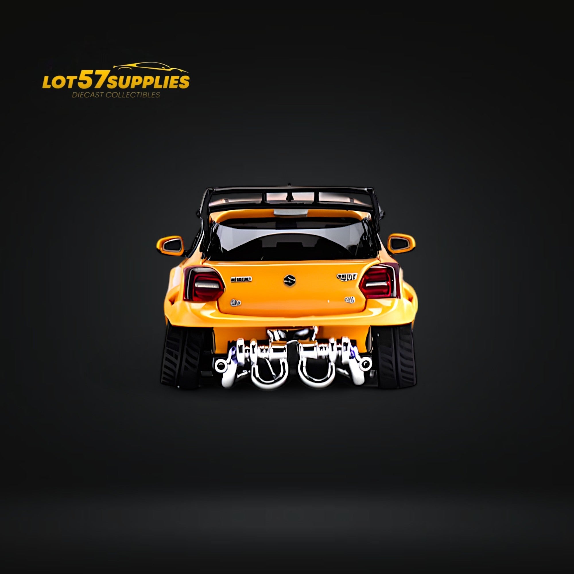 YTM Suzuki Swift 3rd Gen Zephyr Modified Version Rear Engine Concept Orange 1:64 - Collectors World Toys