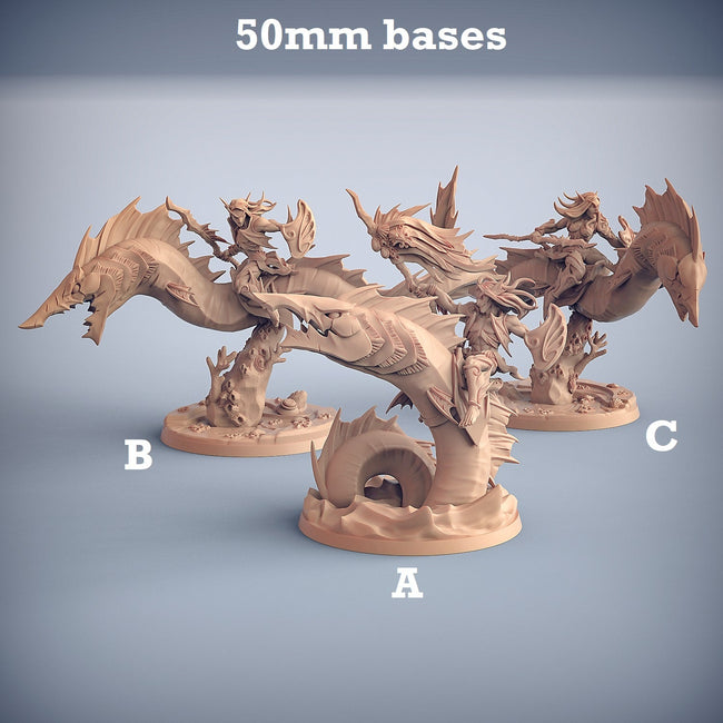 Sword Eel Riders (Merfolk Cavalry Units) Hover Image