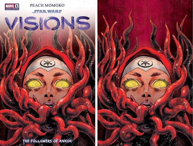 STAR WARS VISIONS - PEACH MOMOKO #1 (SUPERLOG EXCLUSIVE TRADE/VIRGIN VARIANT SET) Hover Image