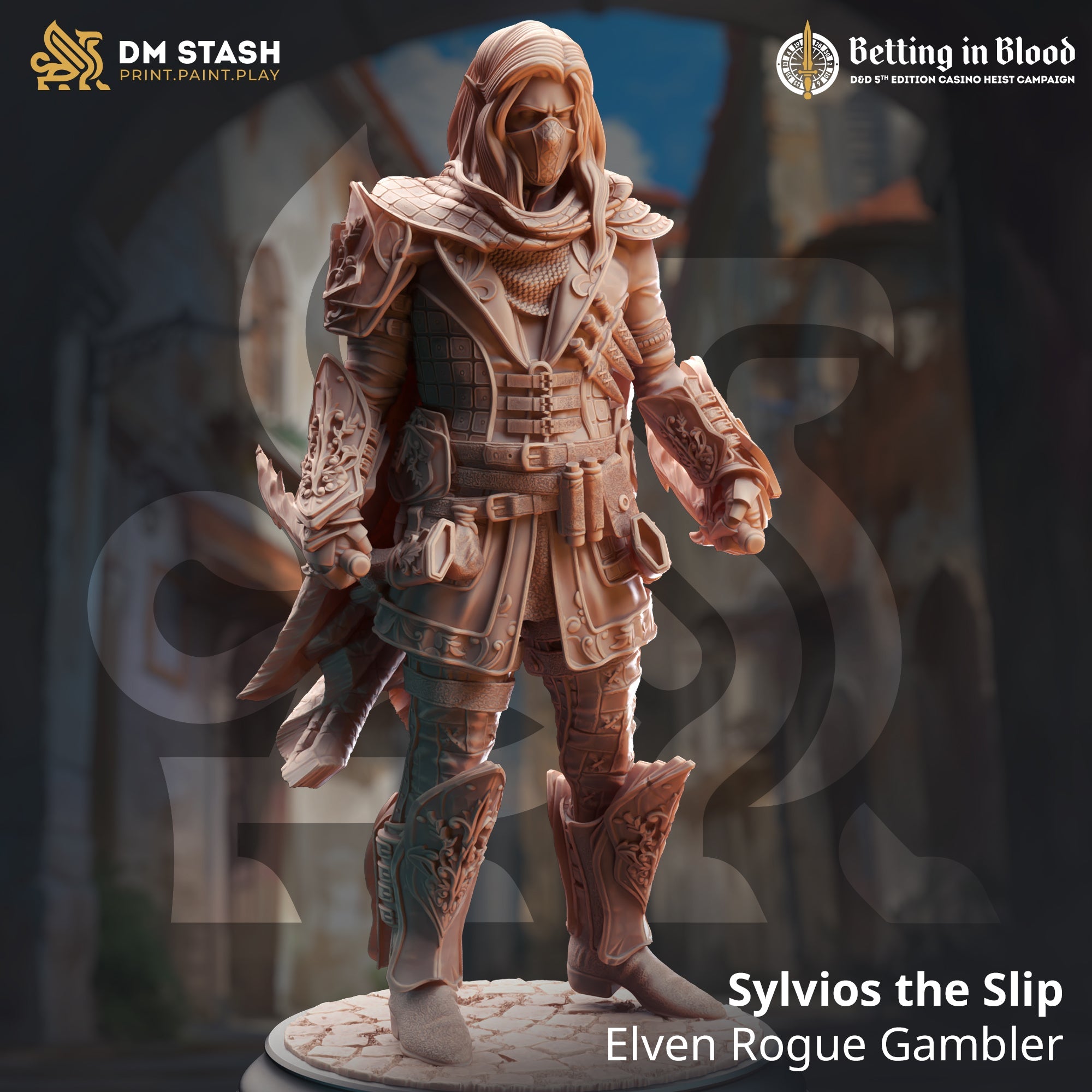 Sylvios the Slip (Male Elf Rogue Gambler) Main image