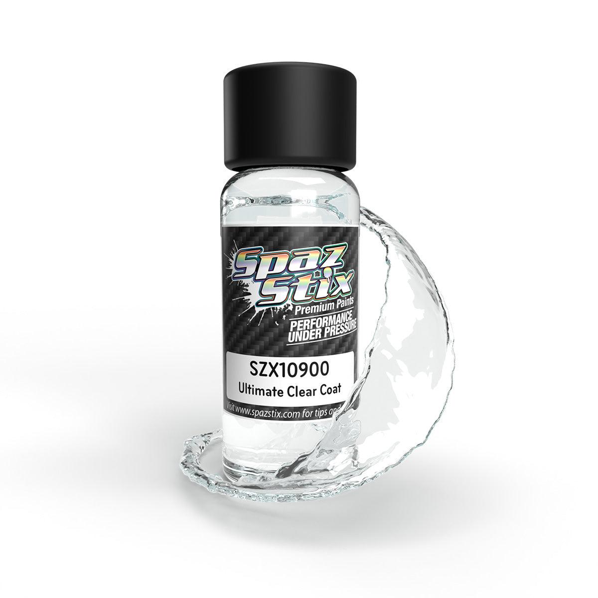 Spaz Stix - Ultimate Clear Coat for Mirror Chrome, Airbrush Ready, 2oz
