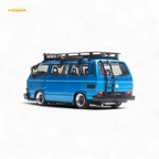 Mortal VW T3 Lowrider Blue - Accessories Included 1:64