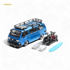 Mortal VW T3 Lowrider Blue - Accessories Included 1:64
