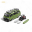 Mortal VW T3 Lowrider Military green - Accessories Included 1:64