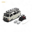 Mortal VW T3 Lowrider White - Accessories Included 1:64