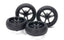 Large Diameter Low Friction Arched Tires (31mm) & Carbon