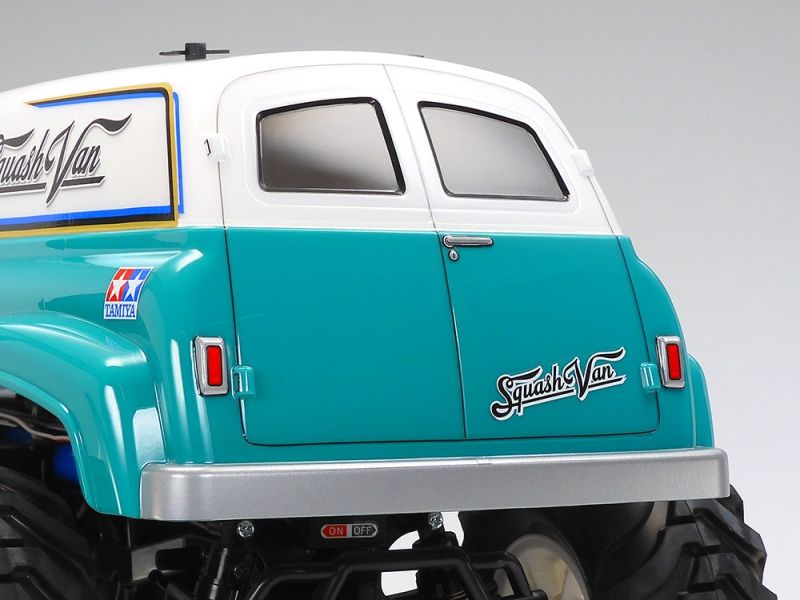 RC Squash Van, GF-02 Green/White Painted Body