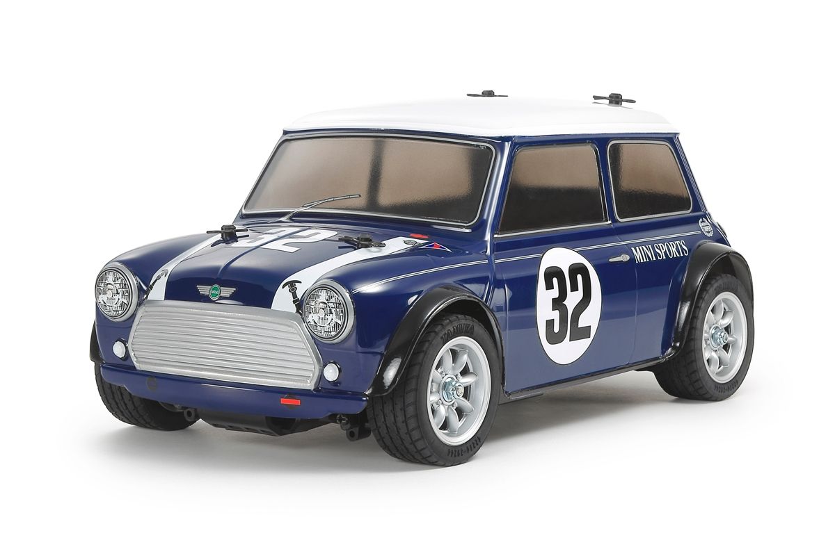 RC Mini Cooper Racing, Blue Painted Body, MB-01