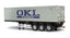 40-Foot Container 3-Axle Semi-Trailer, for Tamiya 1/14