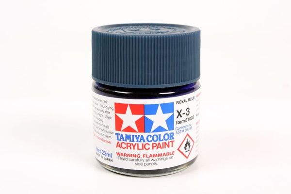 Acrylic X-3 Royal Blue, 23ml Bottle