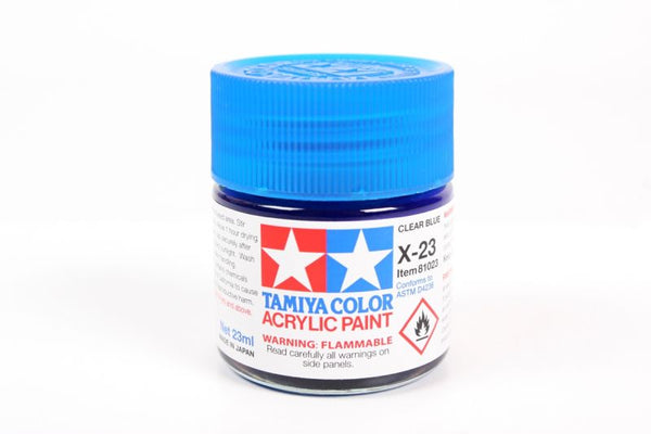 Acrylic X-23 Clear Blue, 23ml Bottle