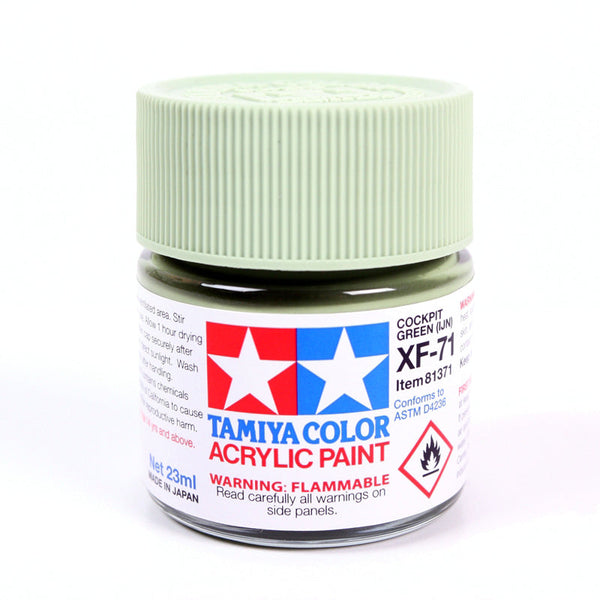 Tamiya - Acrylic XF-71 Cockpit Green, 23ml Bottle