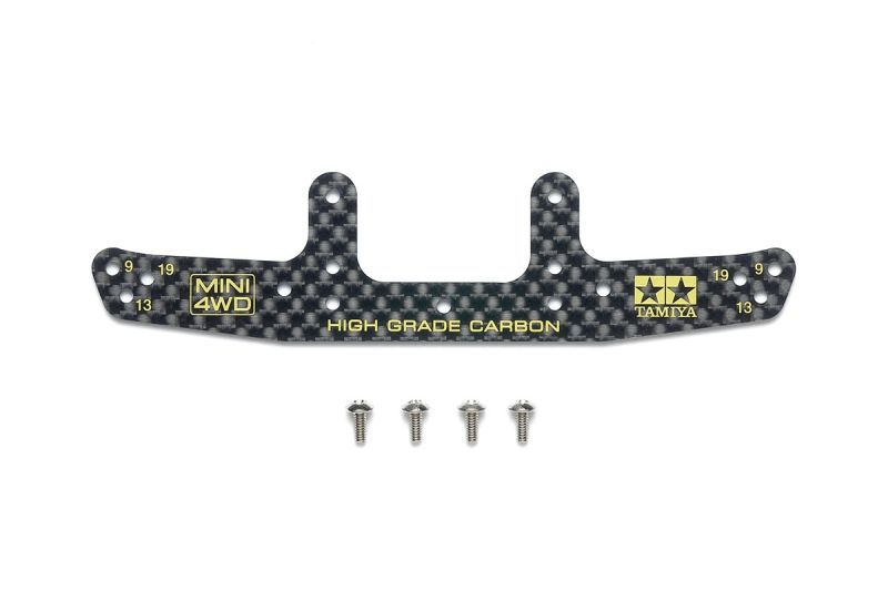 JR HG Rear Bumper Plate, Carbon 1.5mm