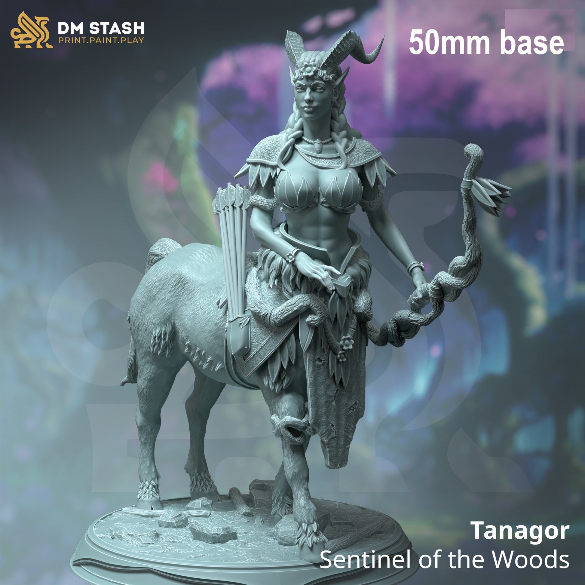 Tanagor, Sentinel of the Woods (Female Dryad Centaur)
