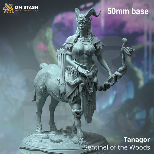 Tanagor, Sentinel of the Woods (Female Dryad Centaur)