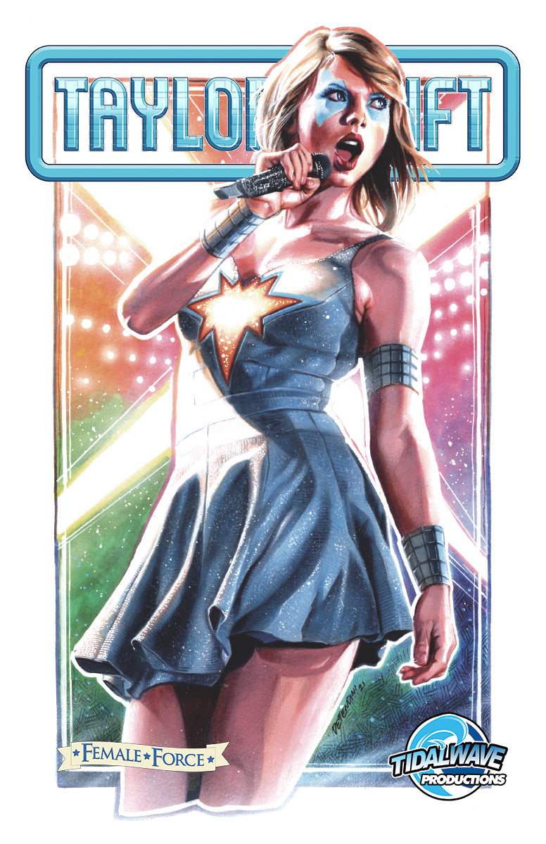 FEMALE FORCE TAYLOR SWIFT UNKNOWN COMICS STEVEN DEFENDINI EXCLUSIVE VAR (03/27/2024) Main image