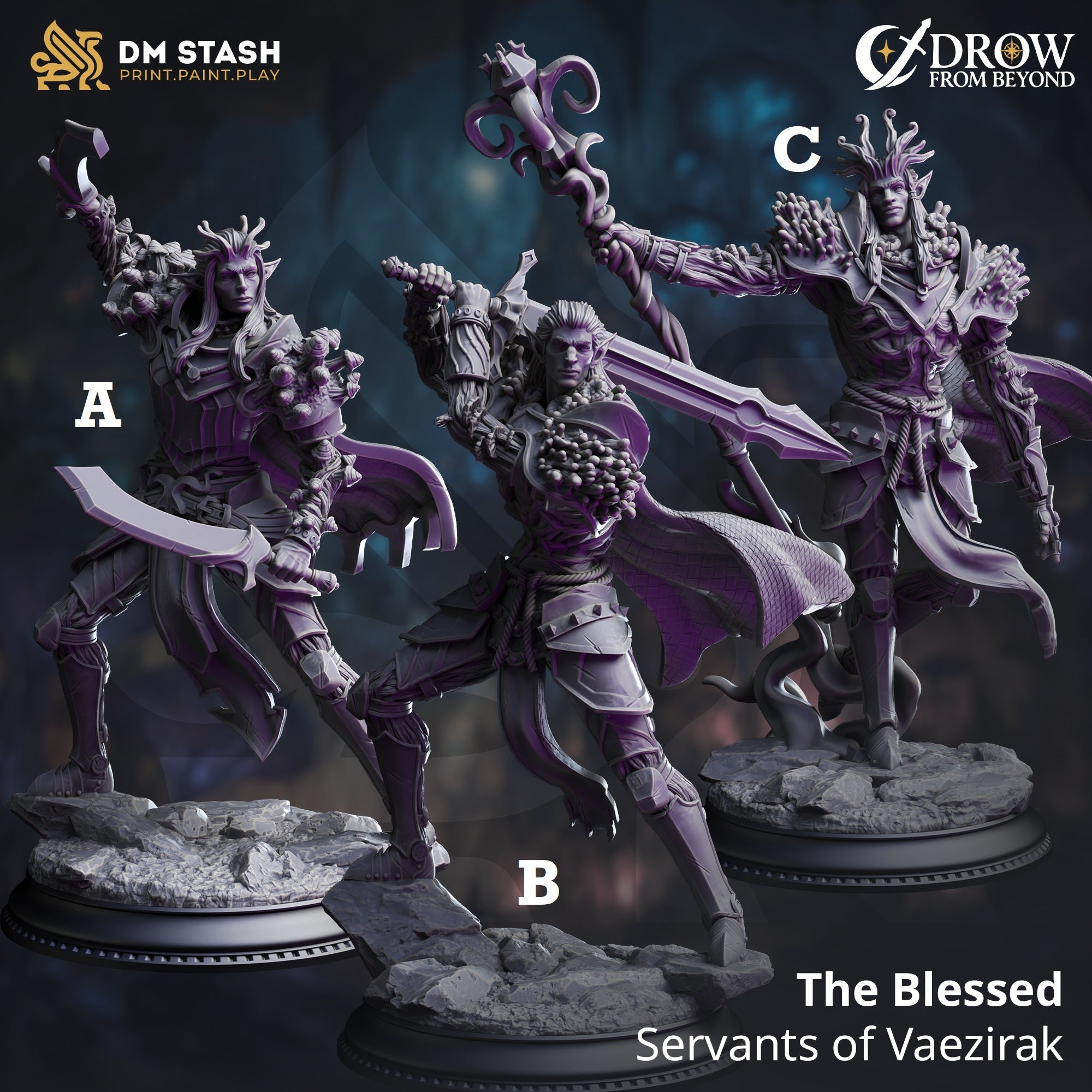 The Blessed, Servants of Vaezirak (Fungus-Infested Drow) Main image
