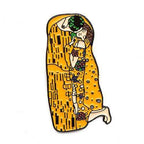 The Kiss by Gustav Klimt Enamel Pin - Today is Art Day