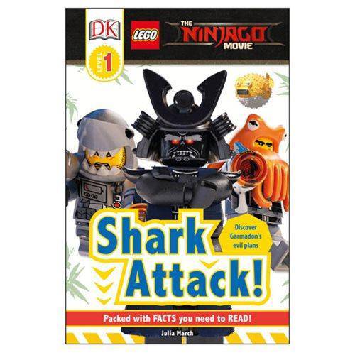 The LEGO Ninjago Movie Shark Attack DK Readers 1 Hardcover Book - Collectors World Toys Hover Image