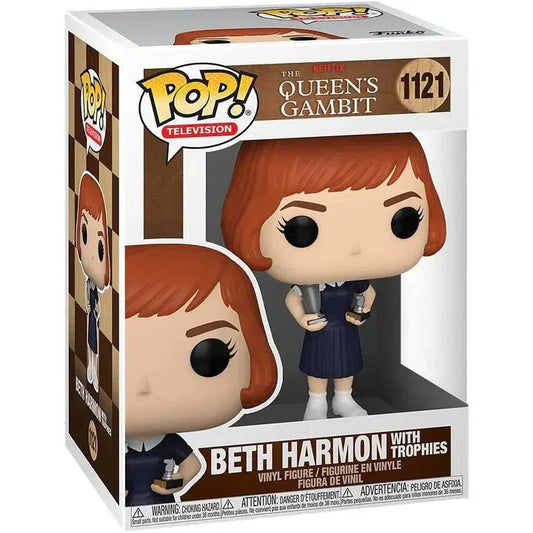 Funko Pop! TV - Queen's Gambit Vinyl Figure - Select Figure(s) #1121 Beth Harmon (with Trophies)