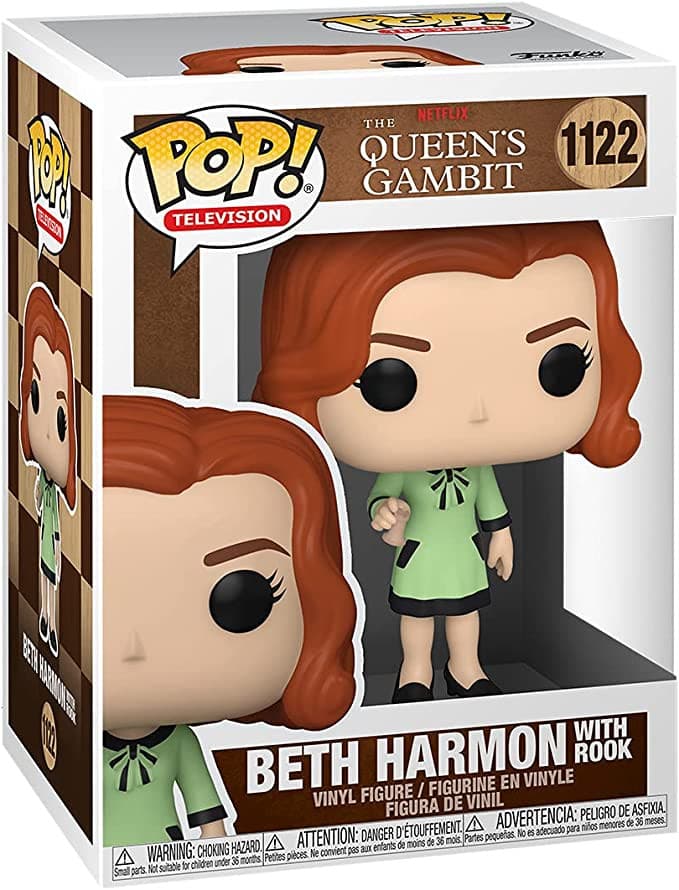 Funko Pop! TV - Queen's Gambit Vinyl Figure - Select Figure(s) #1122 Beth Harmon (with Rook)