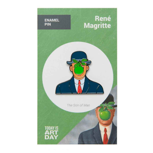 The Son of Man by Magritte Enamel Pin - Today is Art Day Hover Image