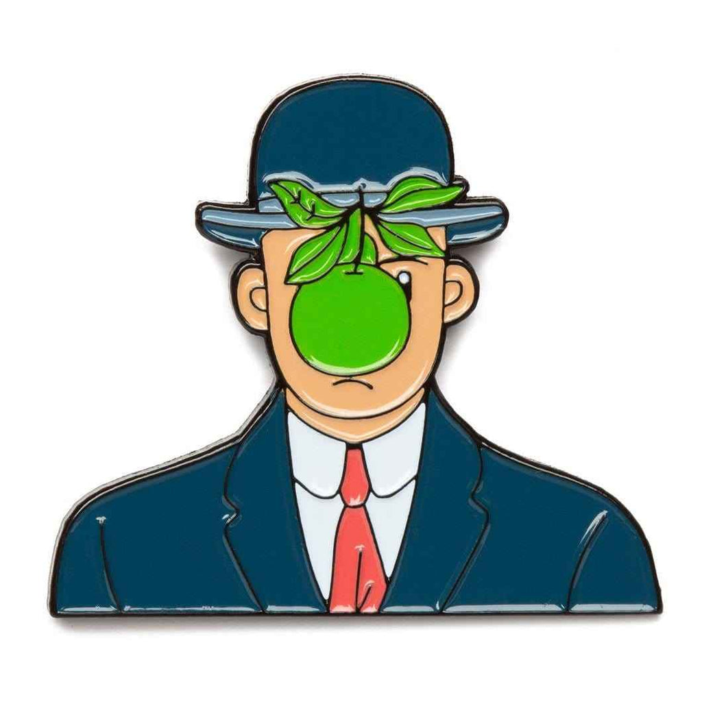 The Son of Man by Magritte Enamel Pin - Today is Art Day