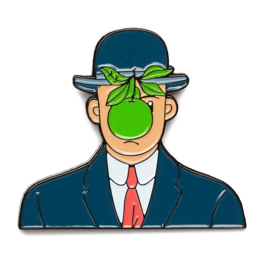 The Son of Man by Magritte Enamel Pin - Today is Art Day