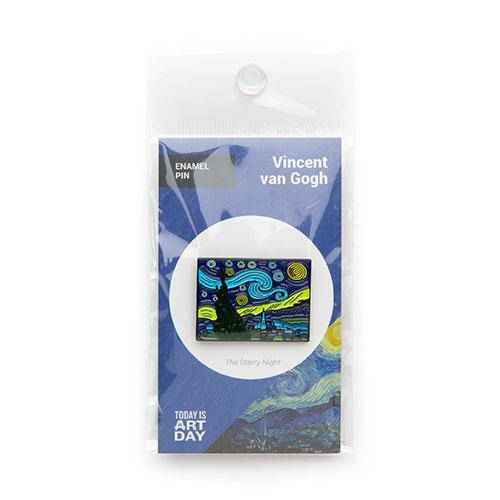 The Starry Night Enamel Pin - Today is Art Day