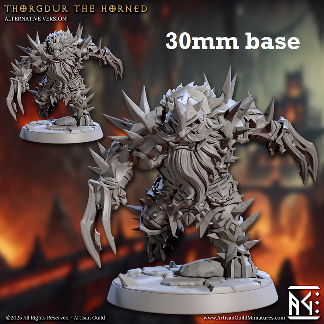 Thorgdur the Horned (Male Fire Dwarf Battlerager) Hover Image