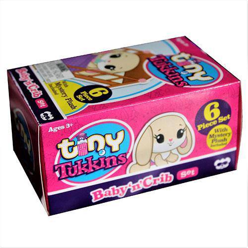 Tiny Tukkins Blind Pack - 6 piece set with Crib, Accessories and a mystery Plush Main image
