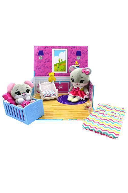 Tiny Tukkins - Mouse Nap-time Nursery Set - Collectors World Toys