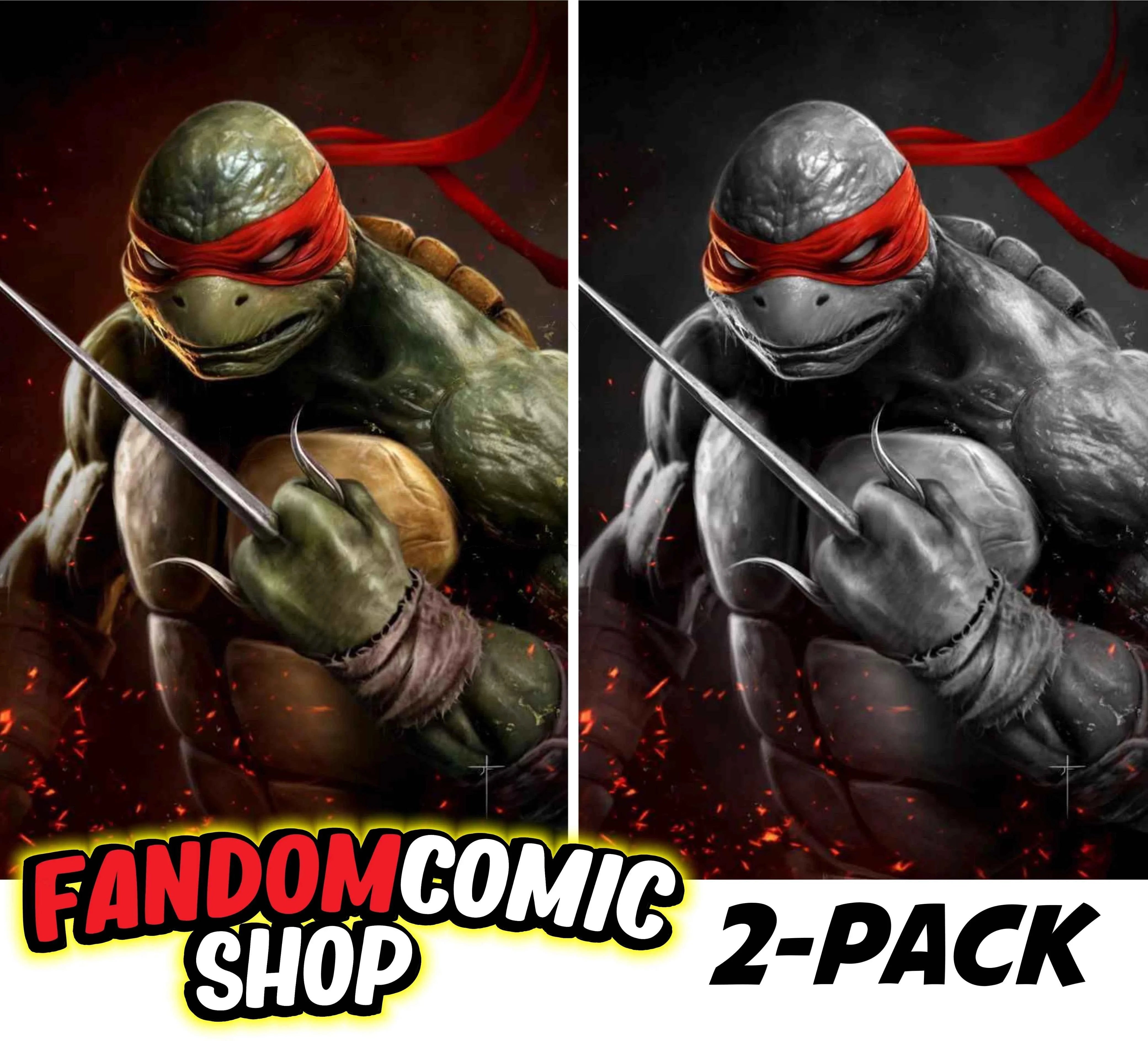 TEENAGE MUTANT NINJA TURTLES #1 (JAY FERGUSON EXCLUSIVE VIRGIN VARIANT A & B SET) ~ IDW TMNT Main image