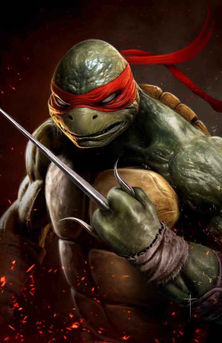 TEENAGE MUTANT NINJA TURTLES #1 (JAY FERGUSON EXCLUSIVE VIRGIN VARIANT A) ~ IDW TMNT Main image
