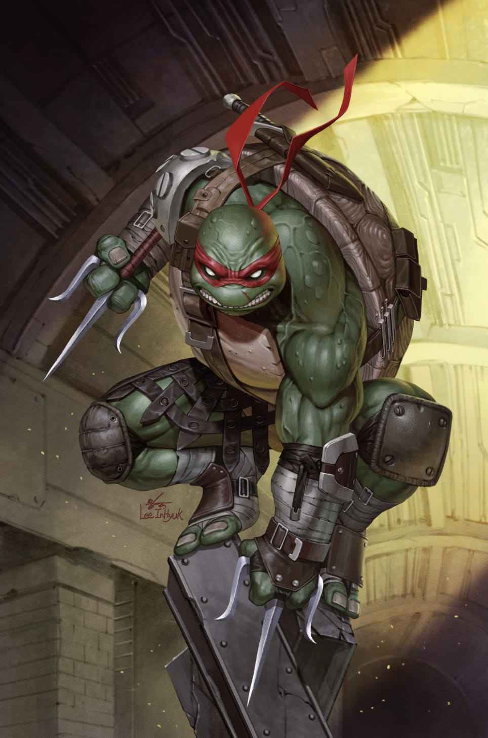 TEENAGE MUTANT NINJA TURTLES #1 (INHYUK LEE EXCLUSIVE VIRGIN VARIANT) ~ IDW TMNT Main image