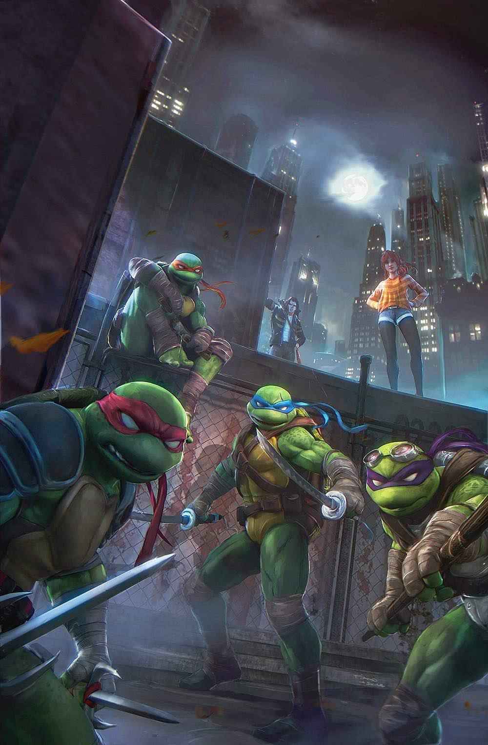 TMNT: ALPHA (TIAGO DA SILVA EXCLUSIVE VIRGIN VARIANT COVER) ~ IDW Main image