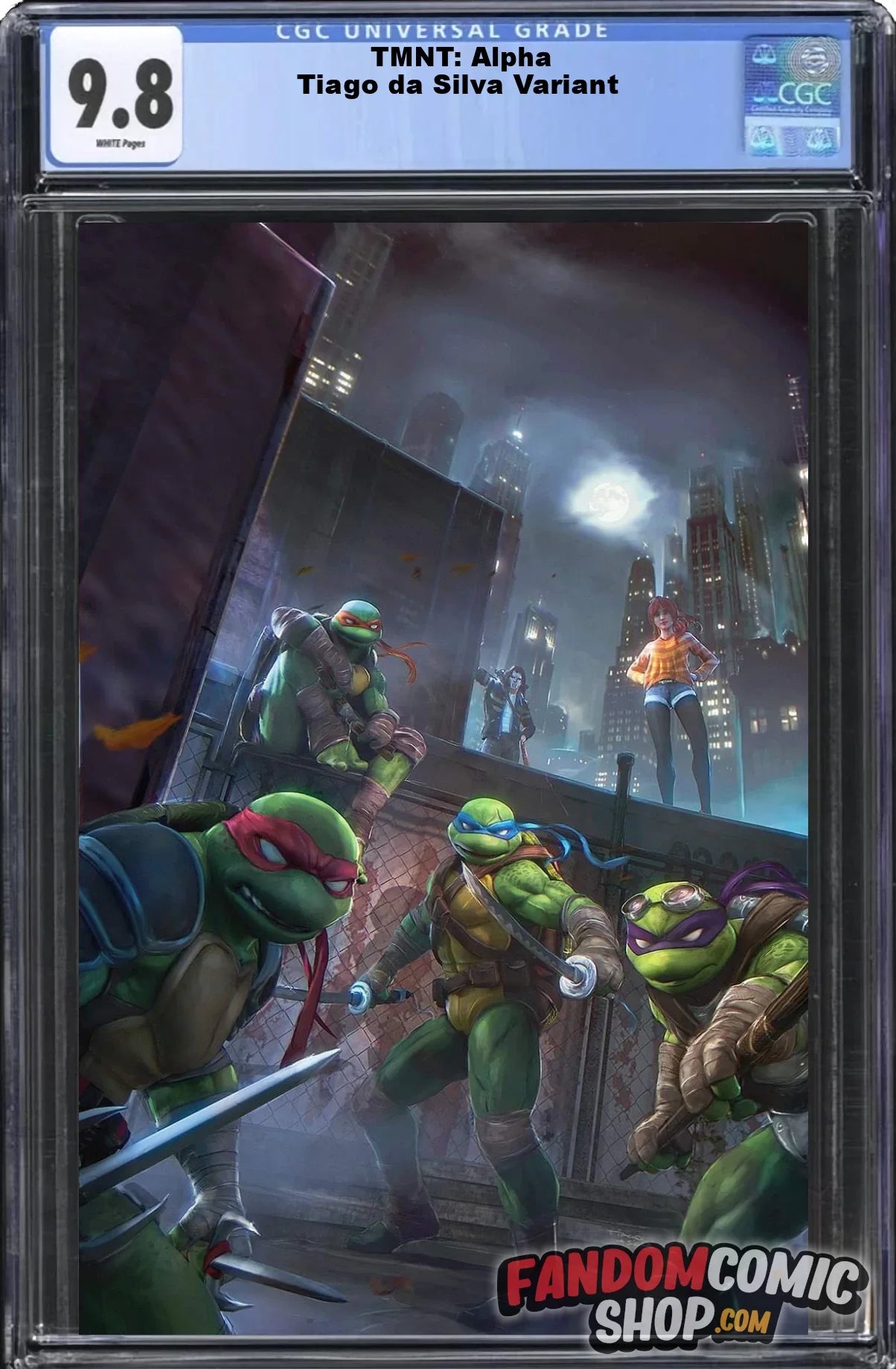 TMNT: ALPHA (TIAGO DA SILVA EXCLUSIVE VIRGIN VARIANT A) ~ CGC Graded 9.8 Main image