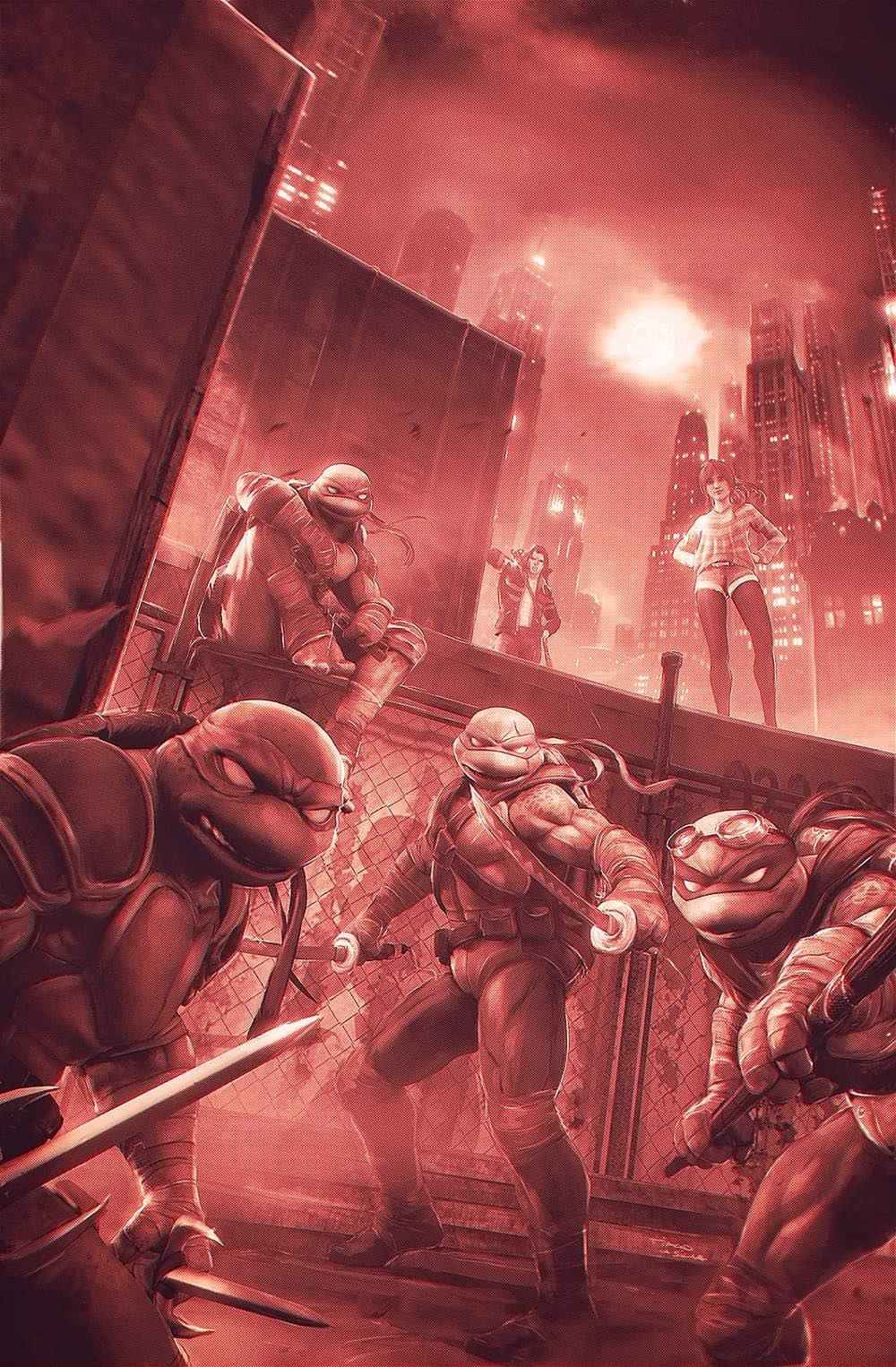 TMNT: ALPHA (TIAGO DA SILVA EXCLUSIVE VIRGIN VARIANT B) ~ IDW Main image