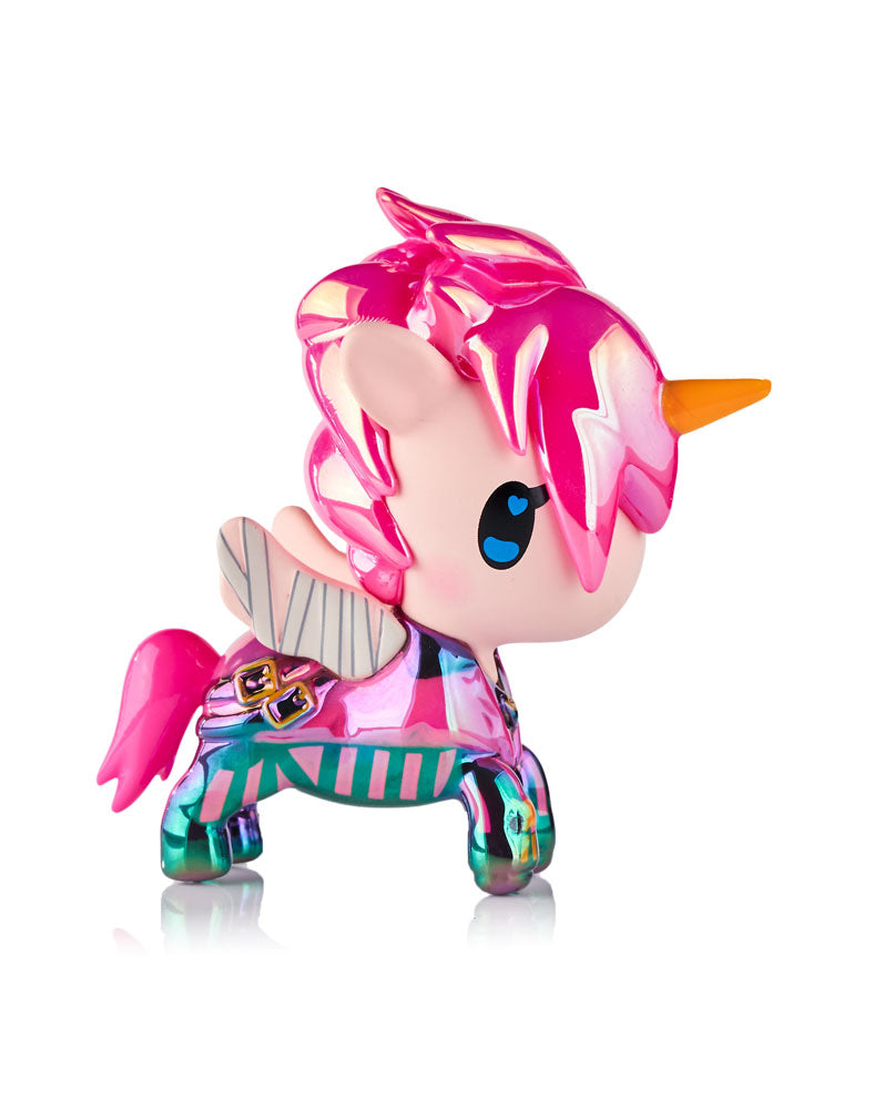 tokidoki x ARCANE Unicorno Black Light Chrome Blind Box – League of Legends Collab Mystery Figure