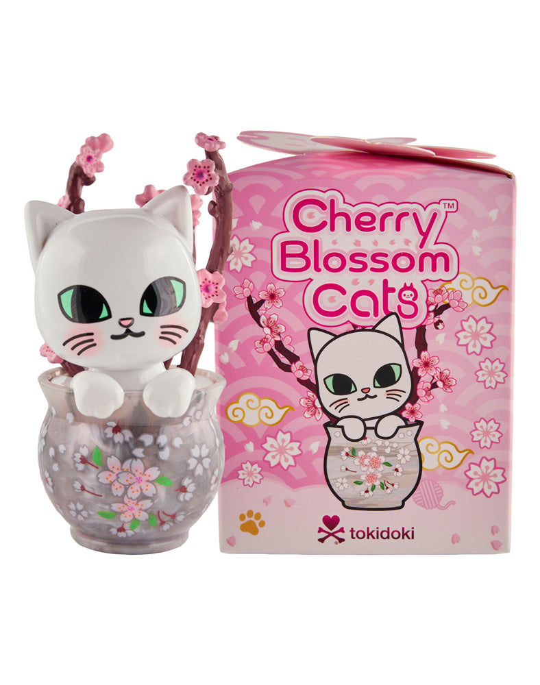 tokidoki Cherry Blossom Cats Blind Box – Kawaii Cat Collectible Figure Main image