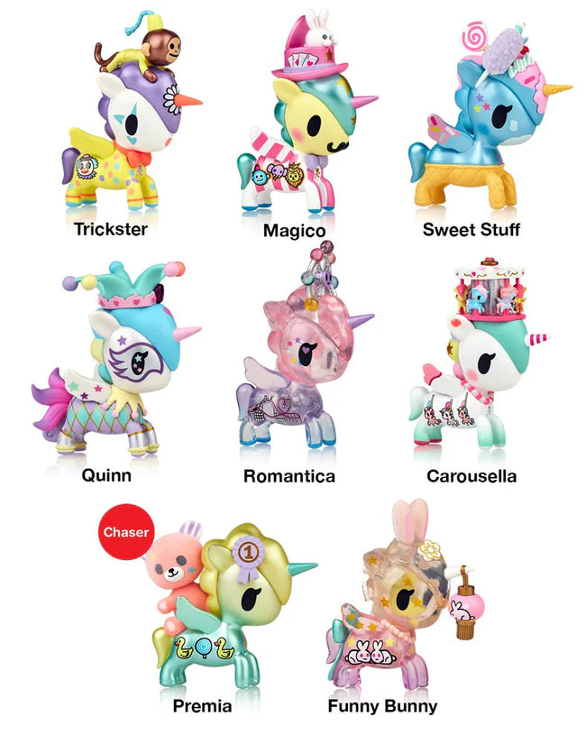 tokidoki Carnival Unicorno Metallico Blind Box (1 Blind Box) - Collectors World Toys Hover Image