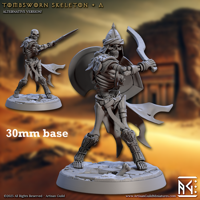 Tombsworn Skeleton: Sculpt A - Hover Image